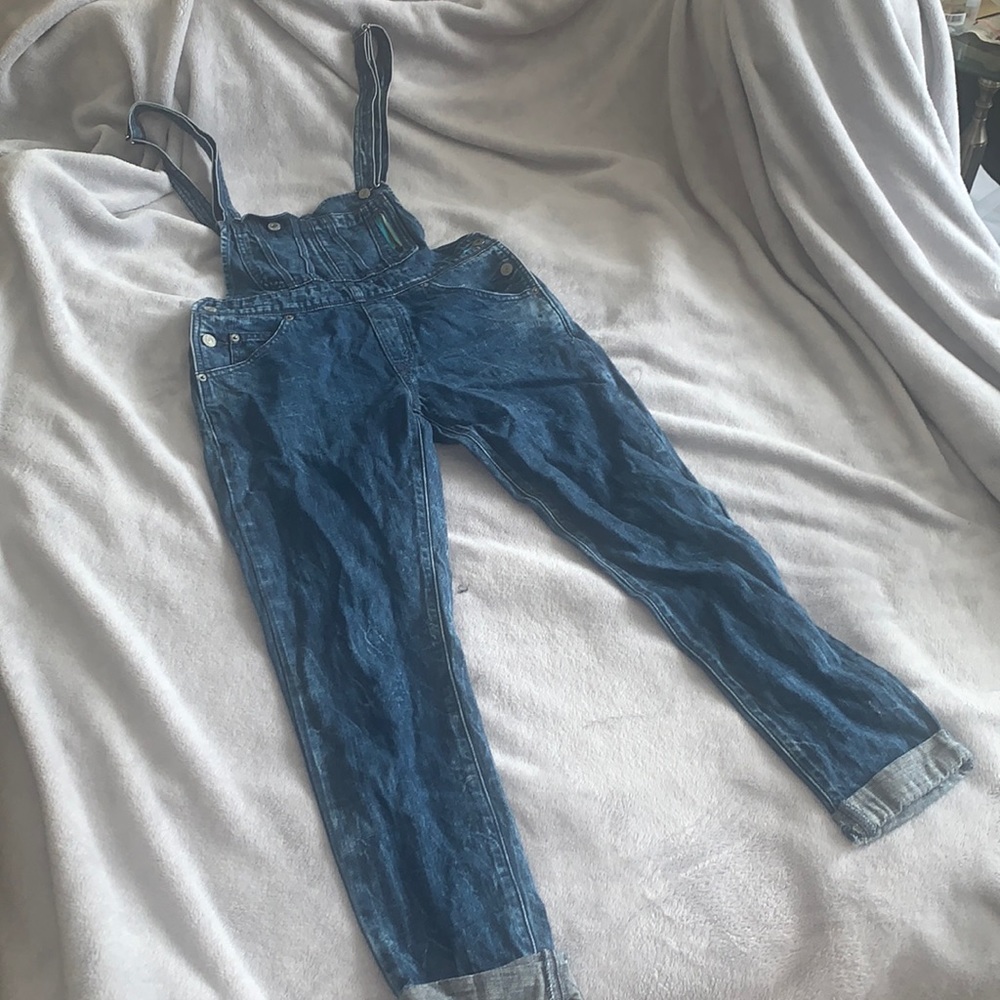Distressed Levi Overalls